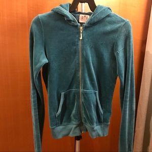 Teal Juicy Couture Sweatsuit Tracksuit Top